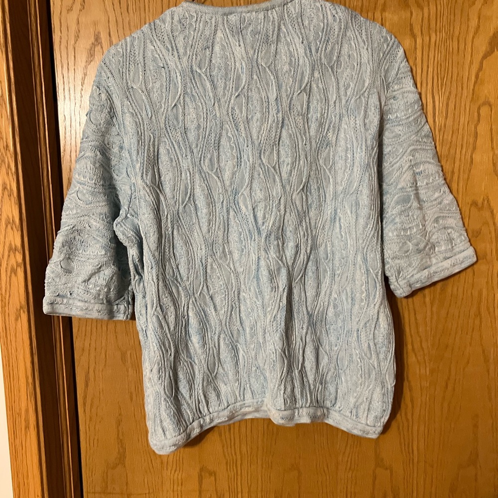 Coogi sweater XL with custom collar